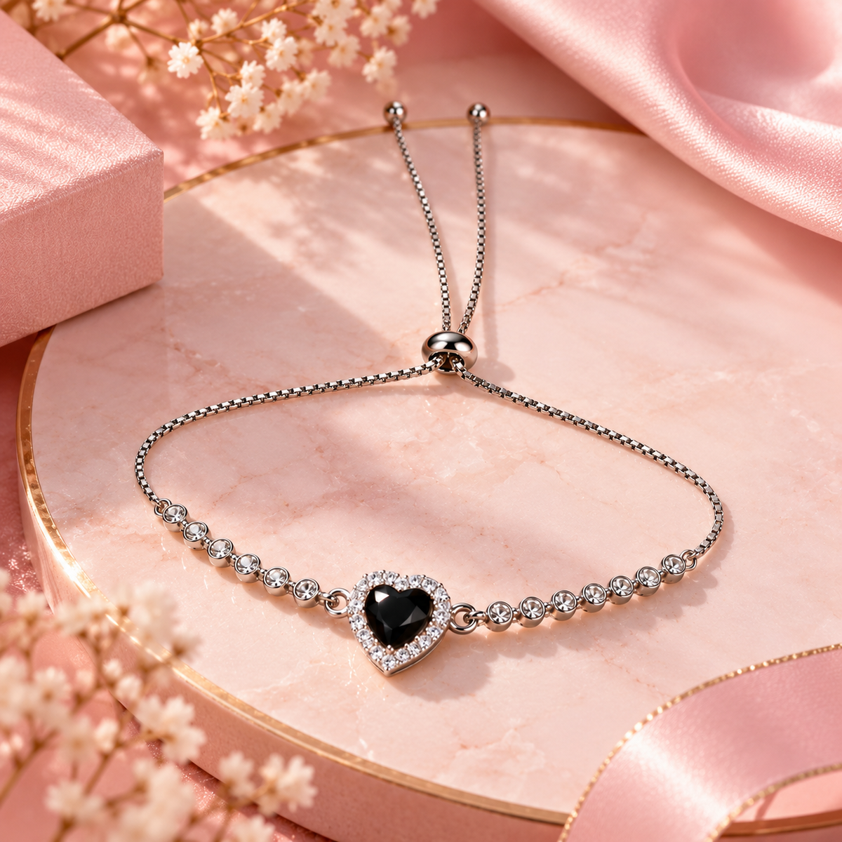 Amour heart slider bracelet by WEANCE