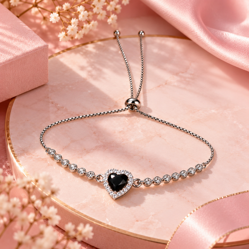 Amour heart slider bracelet by WEANCE